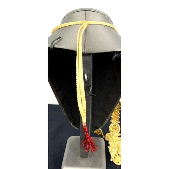 India Mughal Wedding Necklace Gold Plated 28" Long - Picture 10 of 10